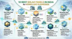 10 Best Solar Panels in India for Homes and Businesses Best Solar Panels in India