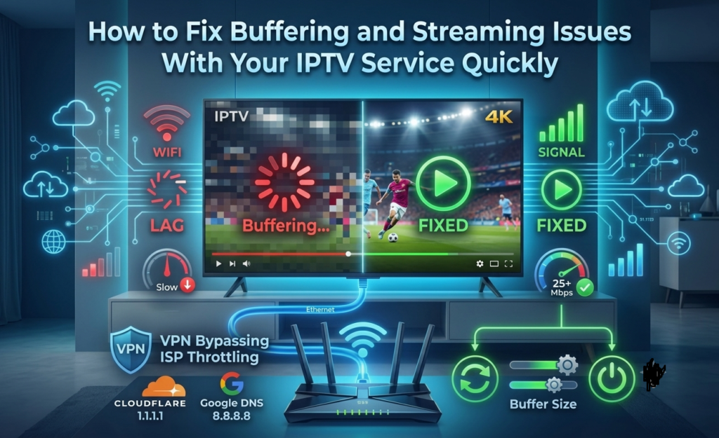 How to Fix Buffering and Streaming Issues With Your IPTV Service Quickly IPTV Service