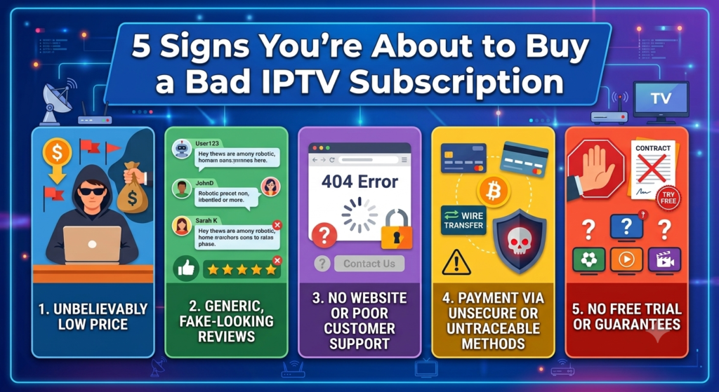 Bad IPTV Subscription